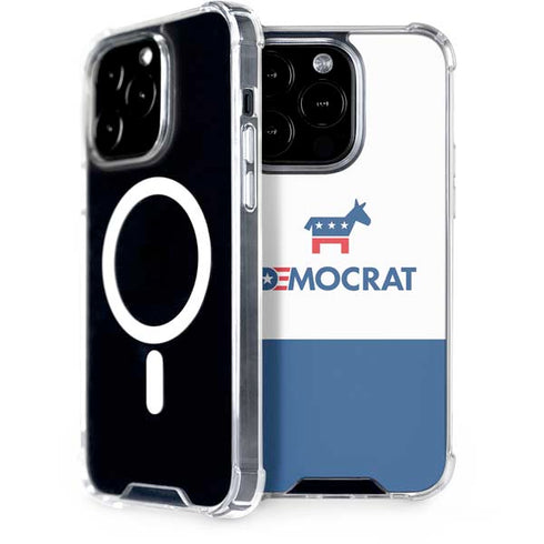 Democrat Blue And Red iPhone 15 Pro MagSafe Case